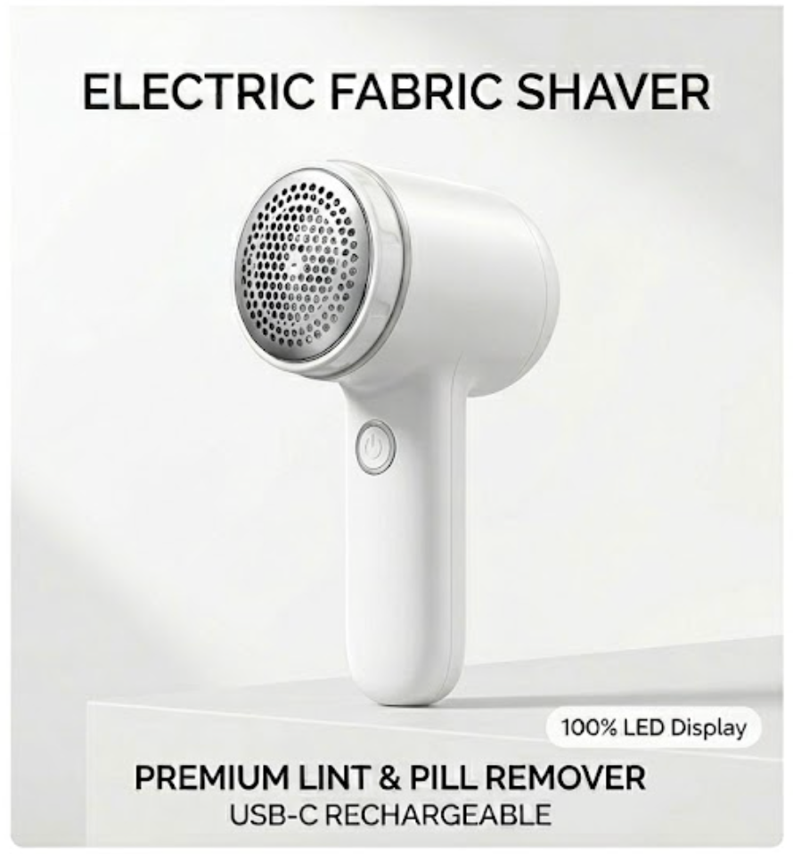 Fabric Shaver Pro | Rechargeable Lint & Pill Remover